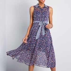 NEW Modcloth Midi Dress XS